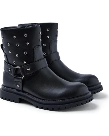 GIOSEPPO BOTAS NEGRAS ESTILO MOTORISTA CON TACHUELAS | REF. 76778 NEGRO