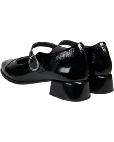 MERCEDITAS PITILLOS 10813 IN PELLE VERNICIATA NERA NEGRO