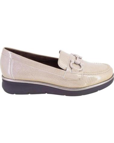 PITILLOS MOCASSINS PLATAFORMA 10701 BEGE COM ADORNO METÁLICO BEIGE