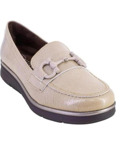 PITILLOS MOCASSINS PLATAFORMA 10701 BEGE COM ADORNO METÁLICO BEIGE