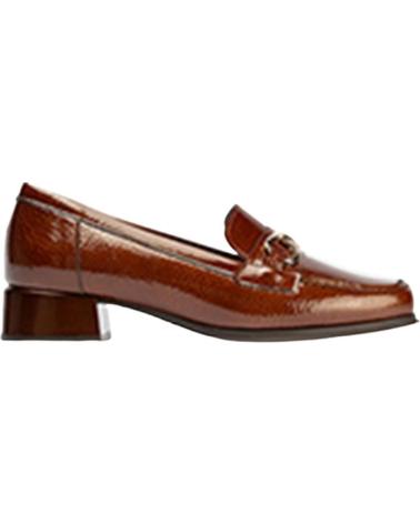 PITILLOS 10814 BROWN LEATHER LOAFERS MARRóN
