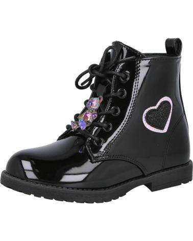 L&R SHOES BOTAS ETIKA 10619 NEGRAS CON CORAZÓN NEGRO