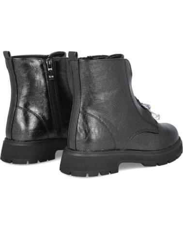 L&R SHOES BOTAS ETIKA 10621 NEGRAS CON CADENAS DECORATIVAS NEGRO