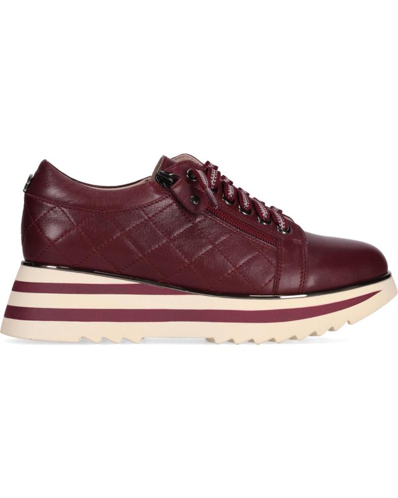 TÊNIS CHIKA10 RE GARDENIA 01 COM PLATAFORMA BORDÔ BURDEOS-BURGUNDY