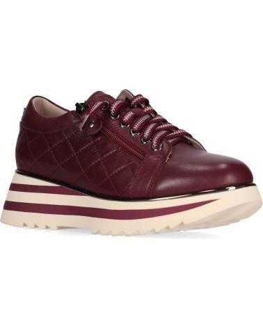 TÊNIS CHIKA10 RE GARDENIA 01 COM PLATAFORMA BORDÔ BURDEOS-BURGUNDY