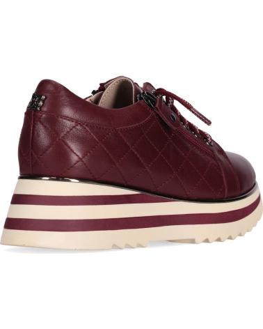 TÊNIS CHIKA10 RE GARDENIA 01 COM PLATAFORMA BORDÔ BURDEOS-BURGUNDY