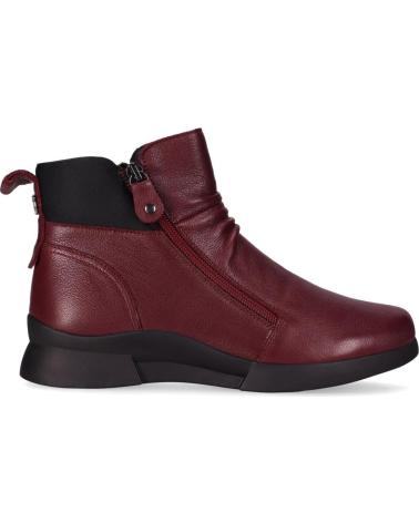BOTA CHIKA10 RE JACARANDA 01 BORGONHA COM ZÍPER BURDEOS-BURGUNDY