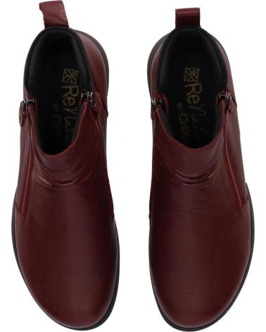 BOTA CHIKA10 RE JACARANDA 01 BORGONHA COM ZÍPER BURDEOS-BURGUNDY