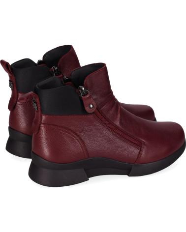 BOTA CHIKA10 RE JACARANDA 01 BORGONHA COM ZÍPER BURDEOS-BURGUNDY