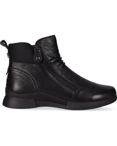 BOTA CHIKA10 JACARANDA 01 PRETA COM FECHO DE ZÍPER NEGRO-BLACK
