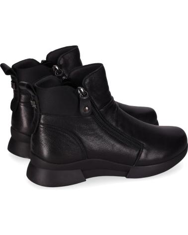 BOTA CHIKA10 JACARANDA 01 PRETA COM FECHO DE ZÍPER NEGRO-BLACK