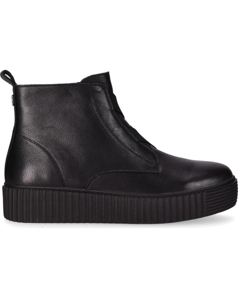 BOTA CHIKA10 TIPUANA 01 PRETA COM PLATAFORMA E ZÍPER NEGRO-BLACK