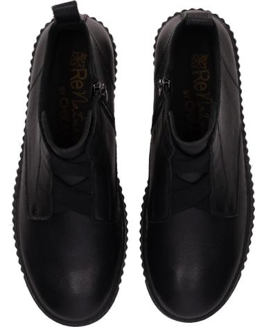 BOTA CHIKA10 TIPUANA 01 PRETA COM PLATAFORMA E ZÍPER NEGRO-BLACK