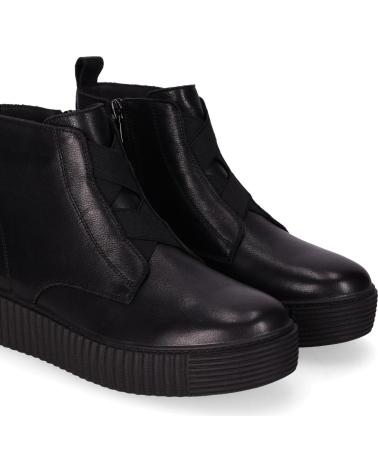 BOTA CHIKA10 TIPUANA 01 PRETA COM PLATAFORMA E ZÍPER NEGRO-BLACK
