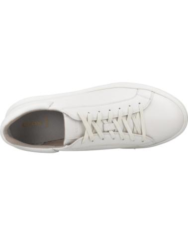 GEOX U DEIVEN C1001 - SNEAKERS CASUAL BIANCHE DA UOMO BLANCO