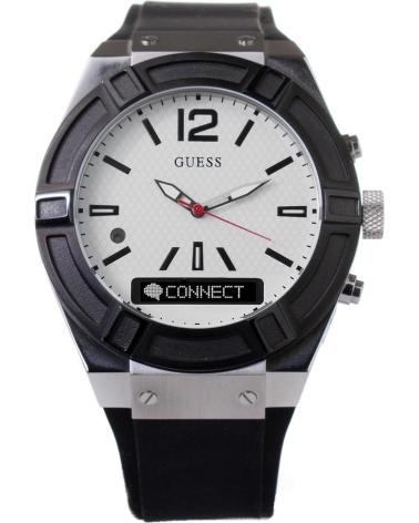 RELÓGIO DE PULSO GUESS C0001G4 CONNECT PRETO PARA HOMEM NEGRO