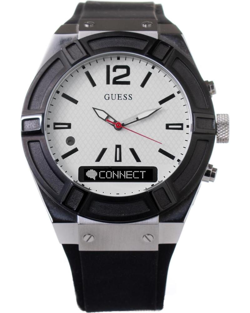 RELÓGIO DE PULSO GUESS C0001G4 CONNECT PRETO PARA HOMEM NEGRO