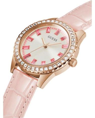 RELÓGIO GUESS GW0032L2 ROSA COM CRISTAIS ROSA