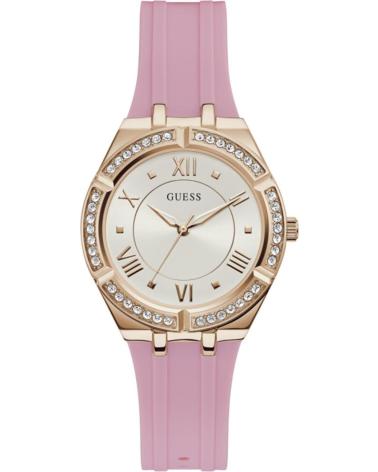 RELÓGIO GUESS GW0034L3 ROSA COM CRISTAIS ROSA