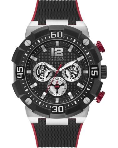 OROLOGIO GUESS GW0264G1 CRONOGRAFO NERO CON QUADRANTE MULTIFUNZIONE NEGRO