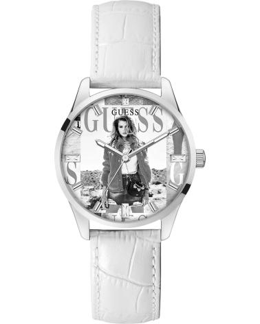 OROLOGIO DONNA GUESS GW0289L1 BIANCO CON QUADRANTE DI DESIGN BLANCO