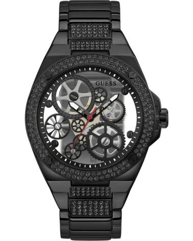 OROLOGIO GUESS GW0323G3 NERO AUTOMATICO SCHELETRATO NEGRO