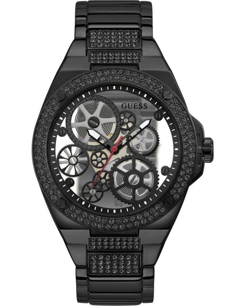 OROLOGIO GUESS GW0323G3 NERO AUTOMATICO SCHELETRATO NEGRO