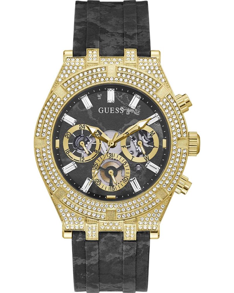 GUESS GW0418G2 CRONOGRAFO ESAGONALE ORO E NERO NEGRO