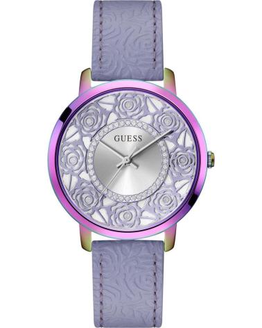 GUESS GW0529L4 - OROLOGIO CON QUADRANTE DECORATO E CINTURINO VIOLA MORADO