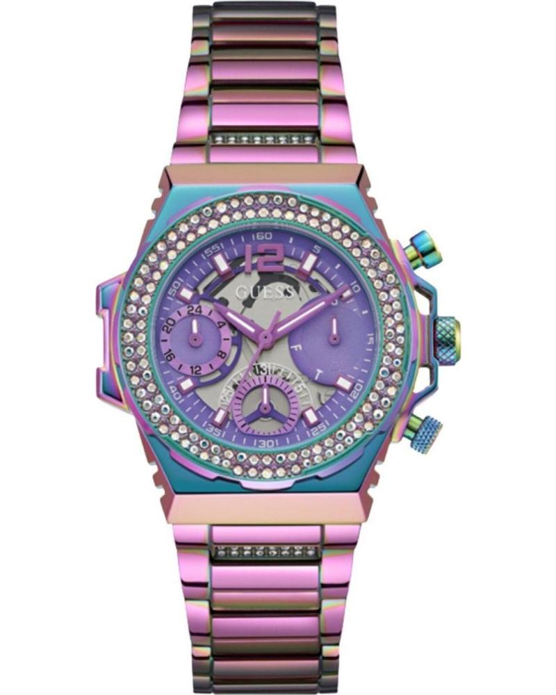 OROLOGIO DA POLSO GUESS GW0552L4 MULTICOLORE CON QUADRANTE CRISTALLINO MULTICOLOR