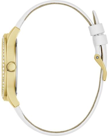 OROLOGIO GUESS GW0596L1 CON QUADRANTE TRIANGOLARE E CINTURINO BIANCO BLANCO