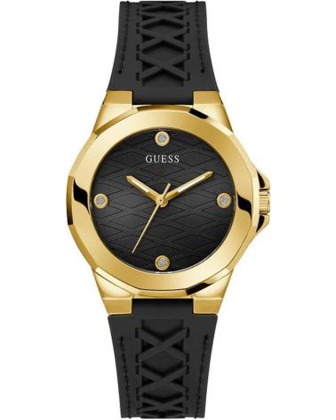 OROLOGIO GUESS GW0599L2 CON QUADRANTE NERO E DETTAGLI DORATI NEGRO