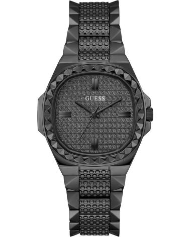 OROLOGIO GUESS GW0601L2 NERO CON BRACCIALE TESTURIZZATO NEGRO