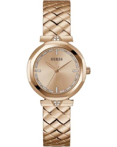 RELÓGIO GUESS GW0613L3 COM BRACELETE E MOSTRADOR EM TOM OURO ROSA ROSA