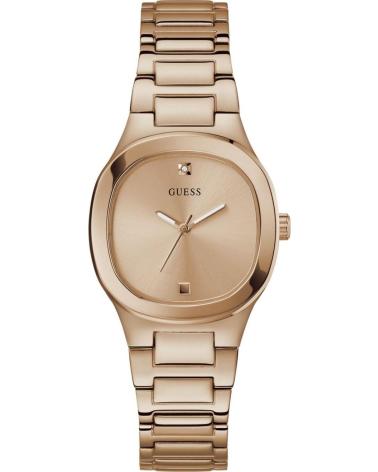 RELÓGIO GUESS GW0615L3 COM BRACELETE E MOSTRADOR EM TOM OURO ROSA ROSA