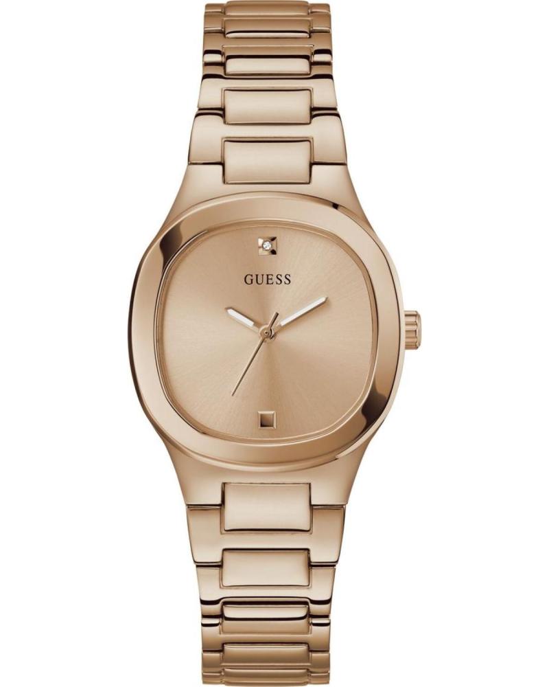 RELÓGIO GUESS GW0615L3 COM BRACELETE E MOSTRADOR EM TOM OURO ROSA ROSA