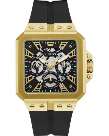 RELÓGIO GUESS GW0637G2 PRETO COM MOSTRADOR QUADRADO NEGRO