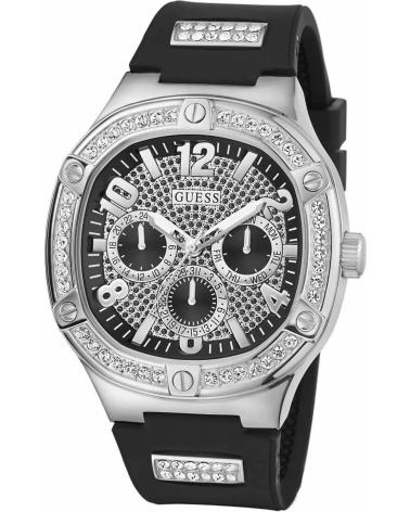 RELÓGIO DE PULSO GUESS GW0641G1 PRETO COM MOSTRADOR TEXTURIZADO NEGRO