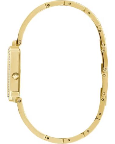 RELÓGIO GUESS GW0644L2 DOURADO COM CRISTAIS E MOSTRADOR TRIANGULAR DORADO