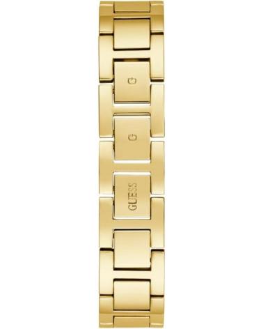 RELÓGIO GUESS GW0644L2 DOURADO COM CRISTAIS E MOSTRADOR TRIANGULAR DORADO
