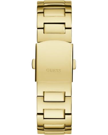 RELÓGIO GUESS GW0662G2 COM MOSTRADOR AZUL E ACABAMENTO DOURADO DORADO