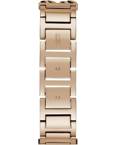 RELÓGIO GUESS GW0668L3 COM PULSEIRA DUPLA EM TOM OURO ROSA ROSA