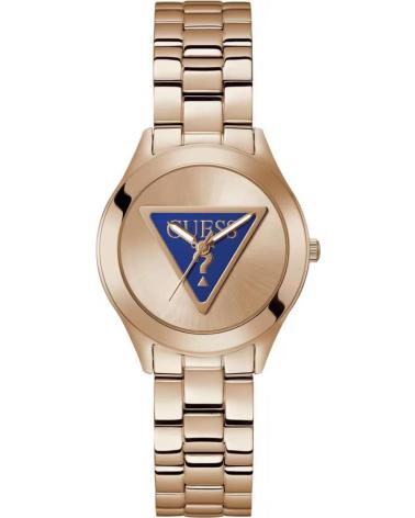 RELÓGIO GUESS GW0675L3 ROSA COM LOGOTIPO TRIÂNGULO ROSA