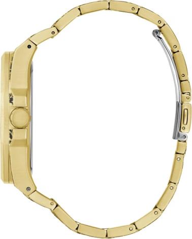 RELÓGIO DE PULSO GUESS GW0700G1 PRETO E DOURADO COM PADRÃO DISTINTIVO NEGRO