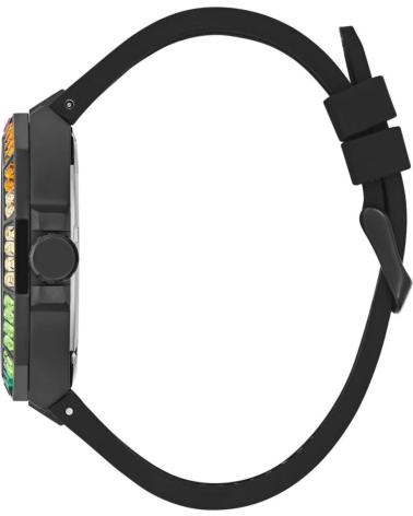 RELÓGIO GUESS GW0701G1 CRONÓGRAFO PRETO COM DETALHES ARCO-ÍRIS NEGRO
