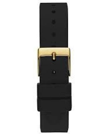 RELÓGIO FEMININO GUESS GW0766L3 PRETO COM MOSTRADOR VERDE E DETALHES DOURADOS NEGRO
