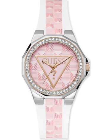 RELÓGIO GUESS GW0834L2 MULTICOLOR COM MOSTRADOR ROSA MULTICOLOR