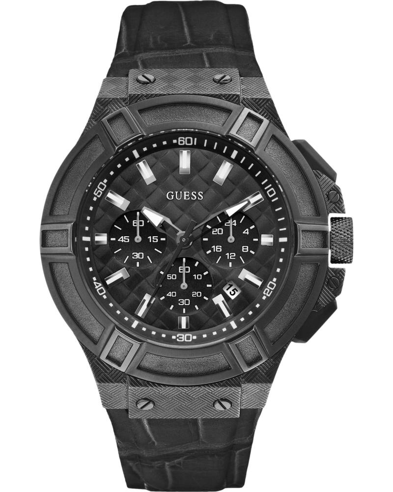 OROLOGIO GUESS W0408G1 CRONOGRAFO NERO NEGRO