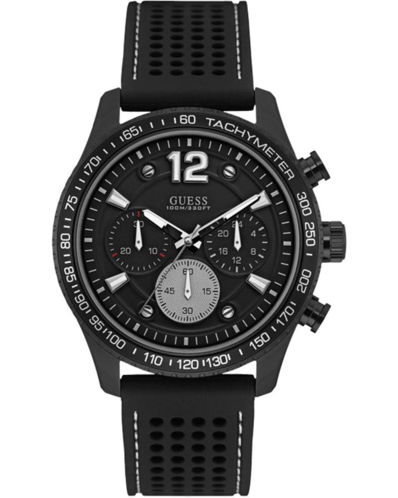 OROLOGIO GUESS W0971G1 NERO DA UOMO NEGRO