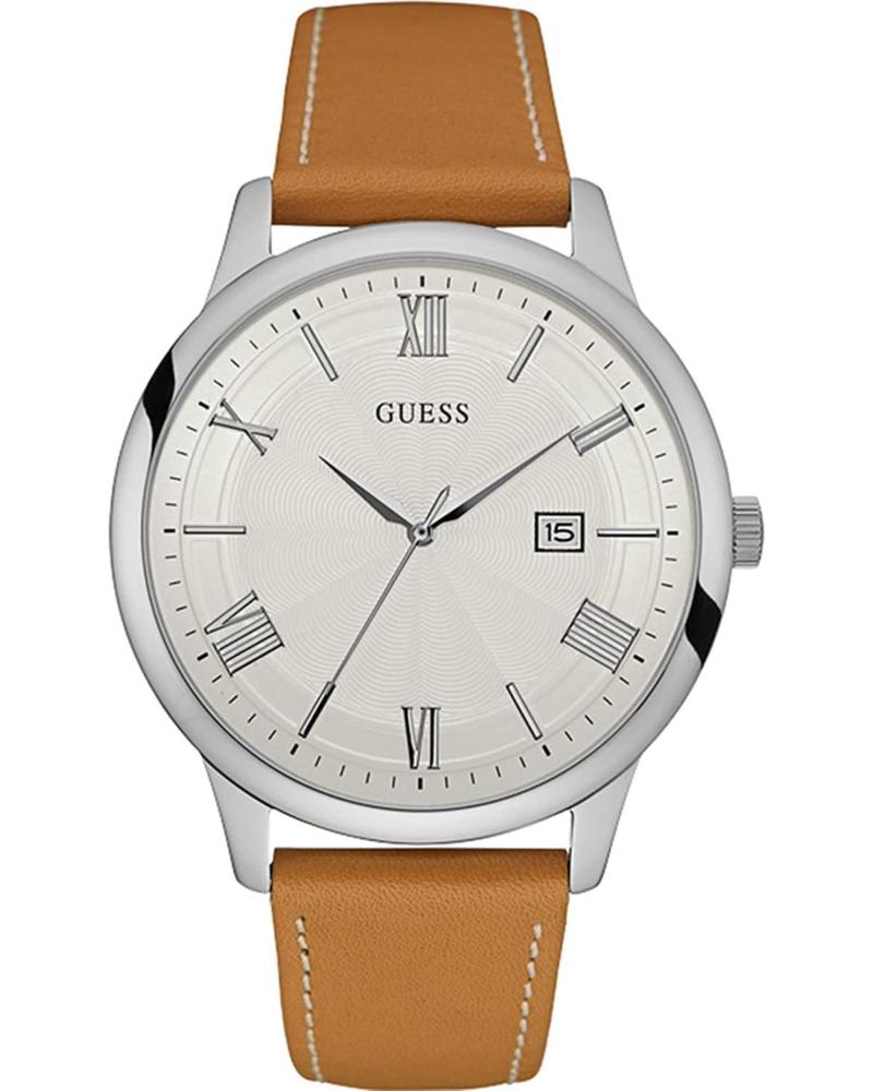 OROLOGIO GUESS W0972G1 MARRONE CON CINTURINO IN PELLE DA UOMO MARRON